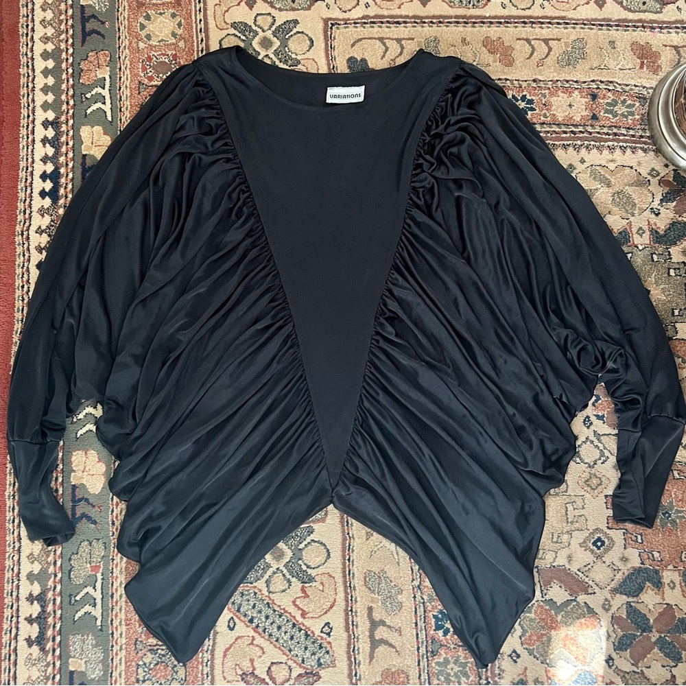 Vintage Extreme Batwing Sleeve Tunic Top